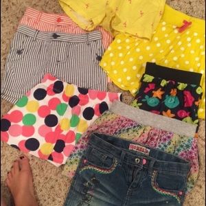 Set of skirts and shorts size 6 & 6x